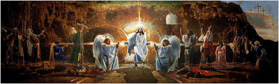 The Resurrection Painting By Ron Dicianni Pixels