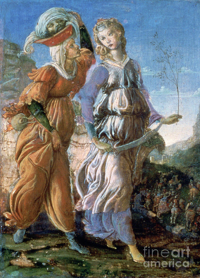 The Return Of Judith, 1467. Artist Drawing by Print Collector