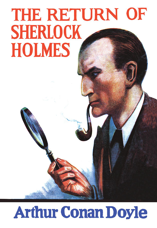 The Return of Sherlock Holmes #2 (book cover) Painting by Charles Kuhn