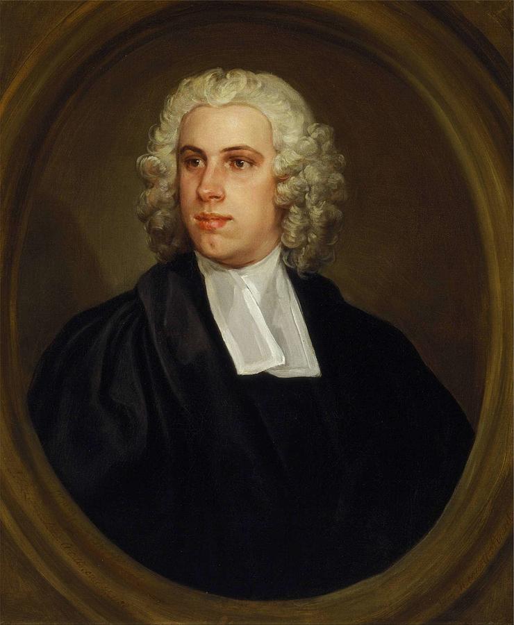 The Reverend Dr John Lloyd  Curate Of St  Mildred S Church, Broad Street William Hogarth Painting by Celestial Images