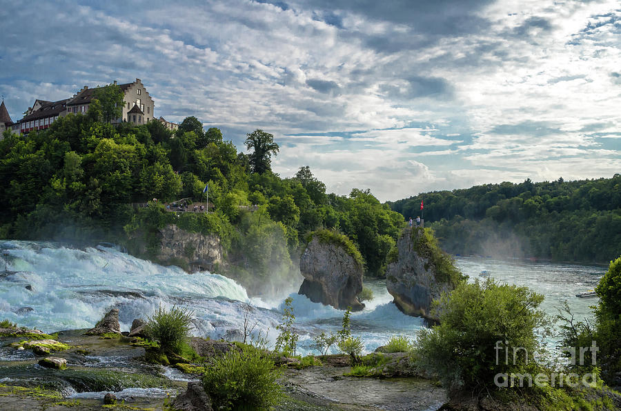 The Rhine Falls Photograph by Michelle Meenawong