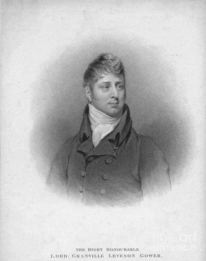 The Right Honourable Lord Granville Drawing by Print Collector