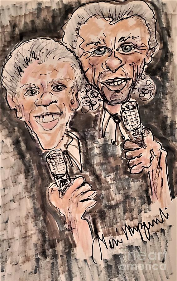 Music Mixed Media - The Righteous Brothers by Geraldine Myszenski