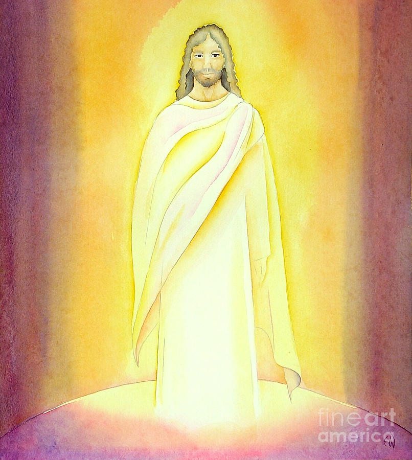 The Risen Jesus Painting by Elizabeth Wang - Pixels