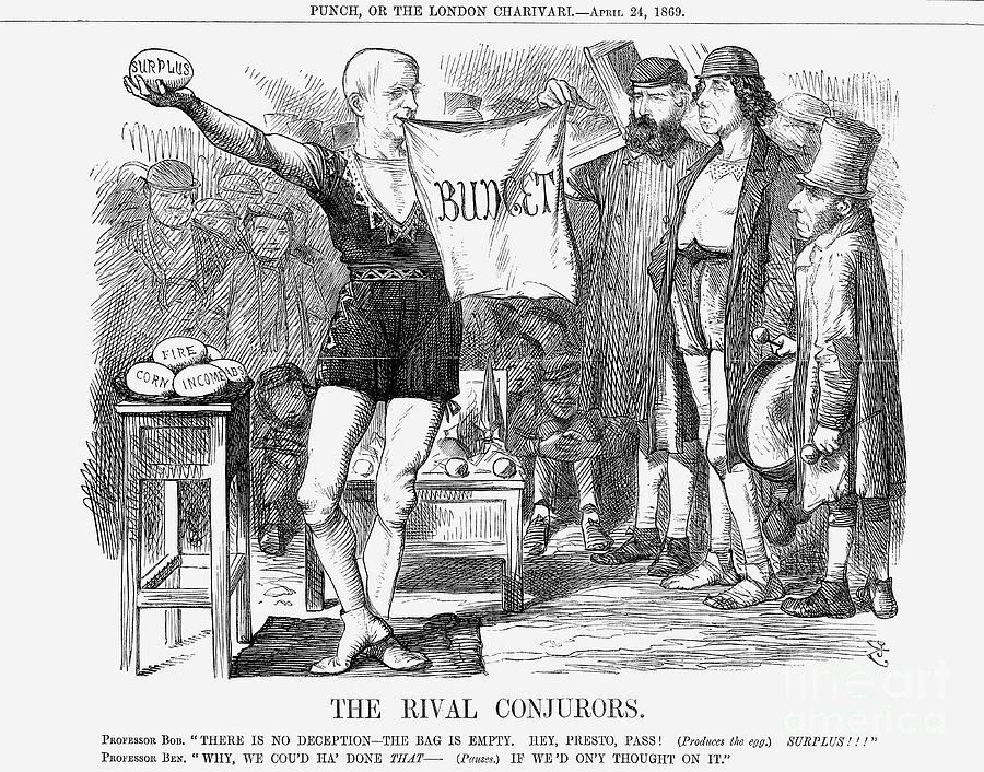 The Rival Con Jurors, 1869. Artist John Drawing by Print Collector