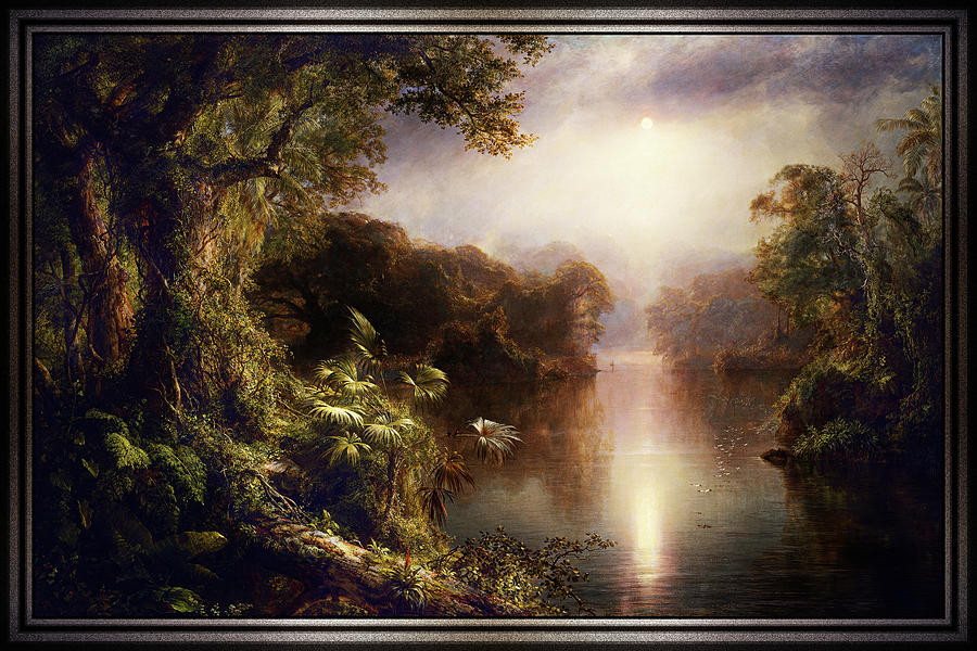 The River of Light by Frederic Edwin Church Painting by Rolando Burbon