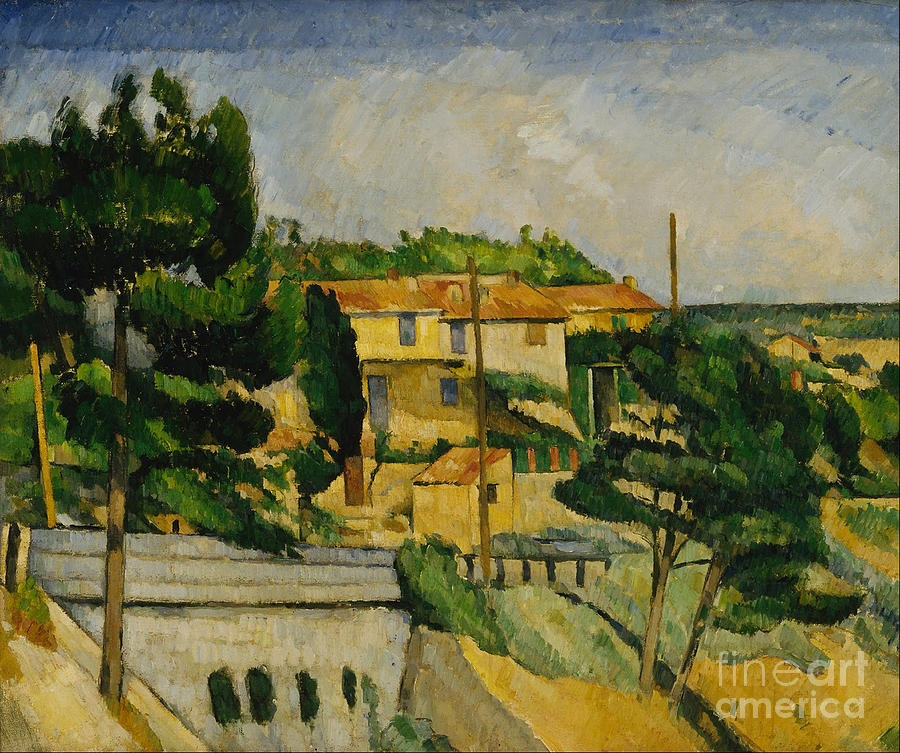 The Road Bridge At Lestaque. Artist Drawing by Heritage Images