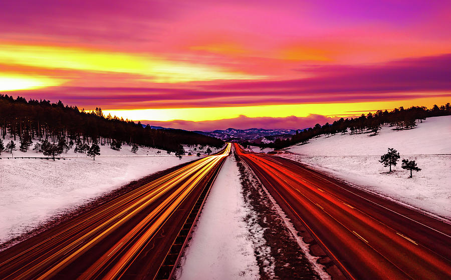 The Road Goes on Forever Photograph by Gary Kochel