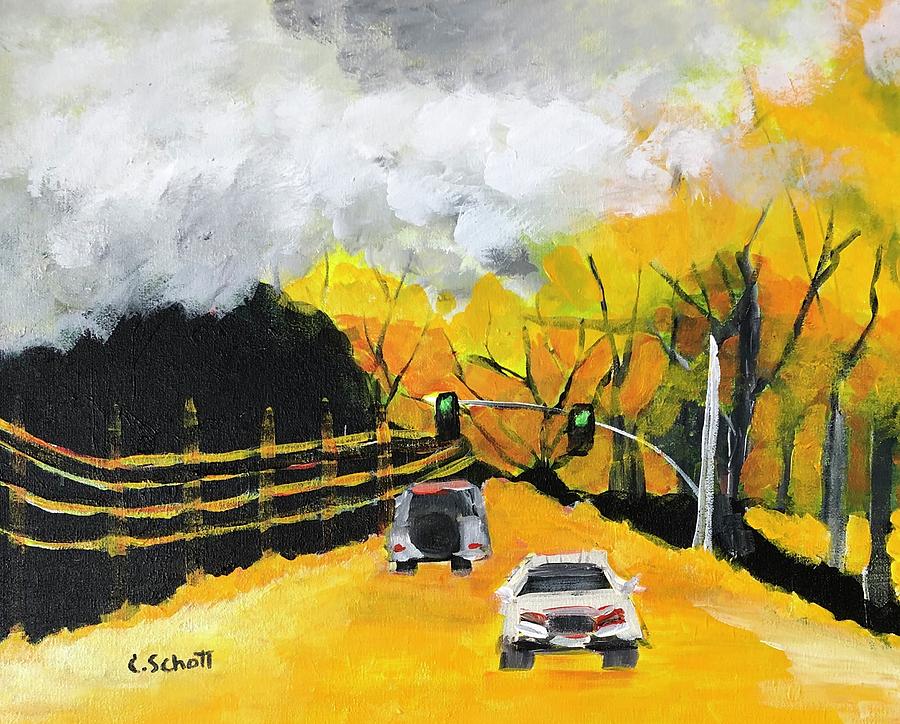 The Road Home Painting by Christina Schott