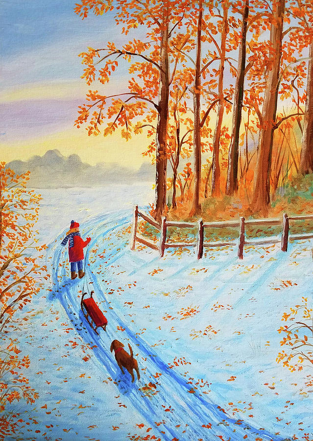 The Road Home Painting by Lorraine Foster