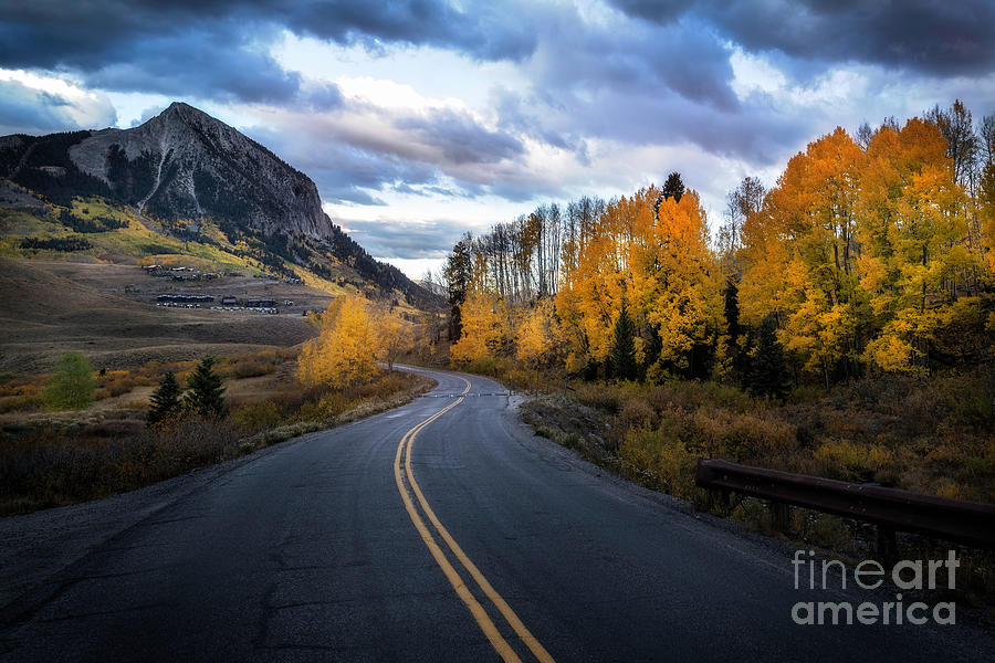 The Road into Crested Butte Colorado by Ronda Kimbrow The Road into Crested Butte Colorado by Ronda Kimbrow