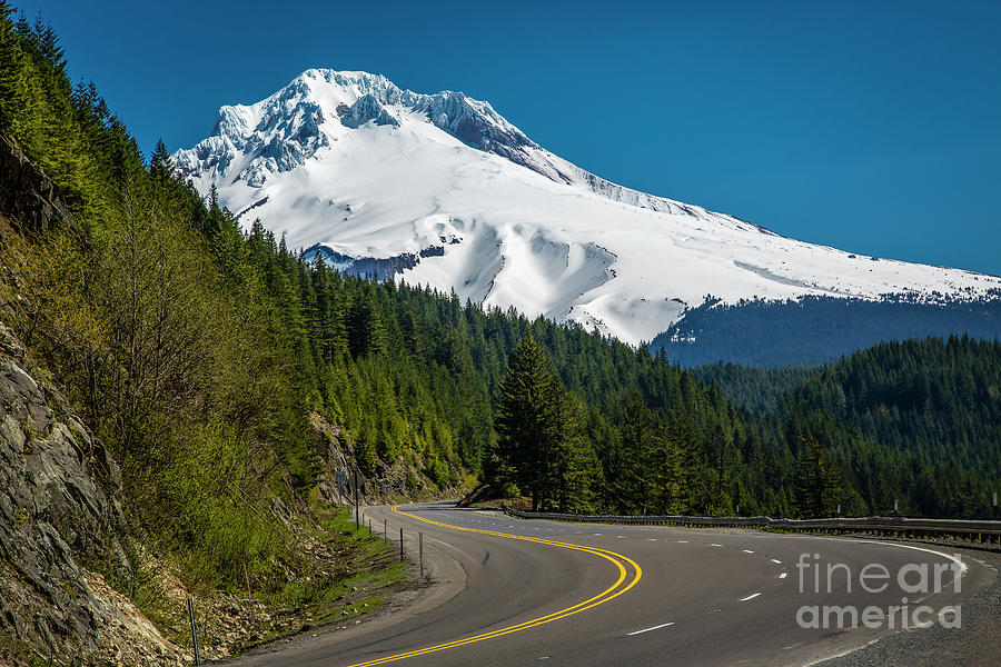 The Road To Mt. Hood Photograph by Jon Burch Photography | Fine Art America