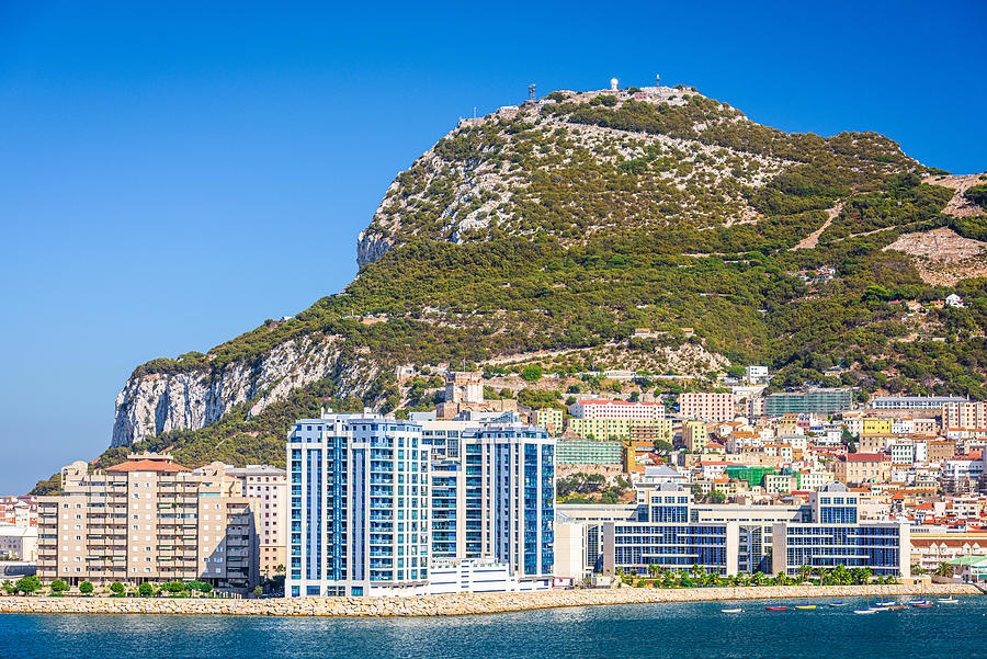 Architecture Photograph - The Rock Of Gibraltar British Overseas by Sean Pavone