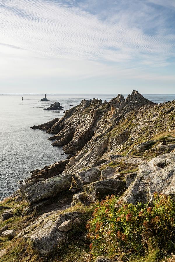 The Rocky Coastline At Pointe Du Raz, Brittany, France Photograph by Jalag / Miquel Gonzalez