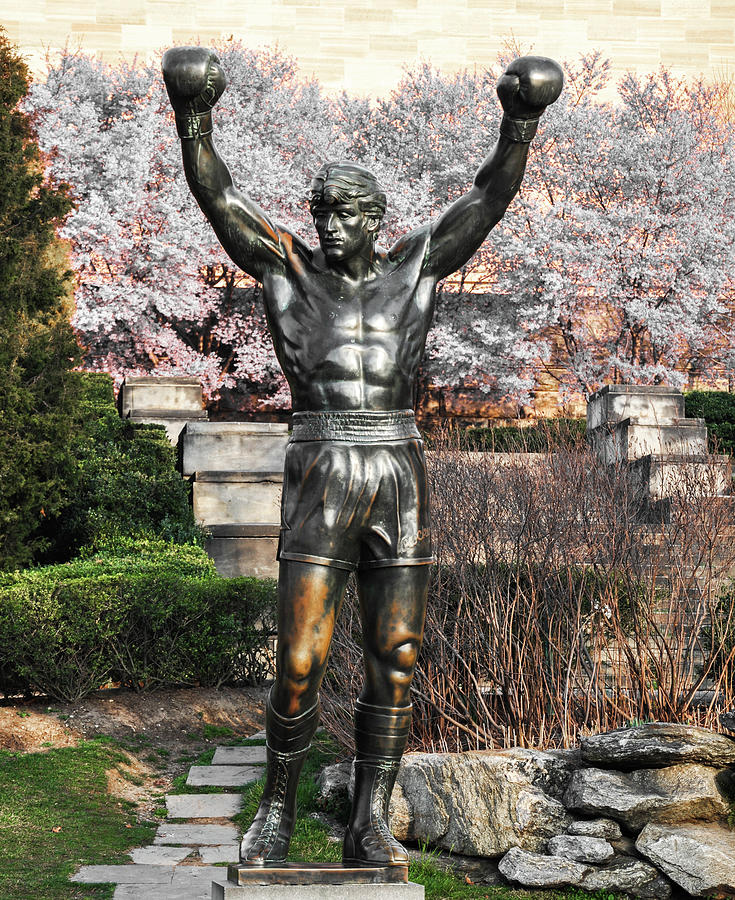 The Rocky Statue - Philadelphia Photograph by Bill Cannon