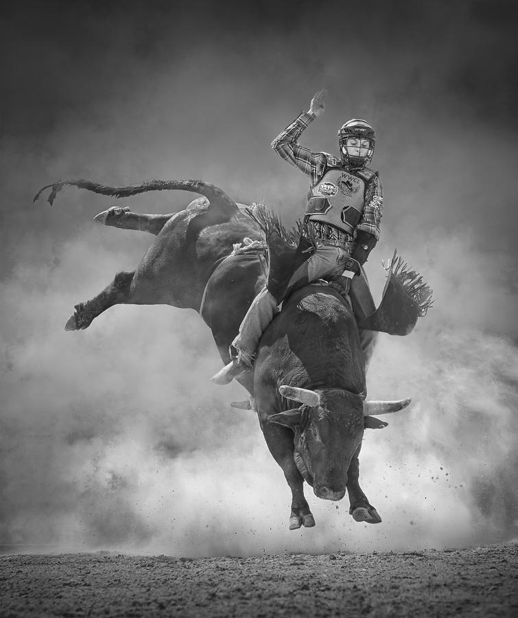 Rodeo Photograph - The Rodeo Moment by Li Jian