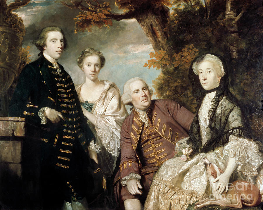 The Roffey Family, 1765 Painting by Joshua Reynolds