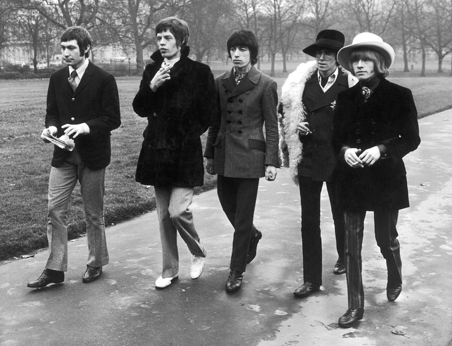 Mick Jagger Photograph - The Rolling Stones In Green Park by Keystone-france