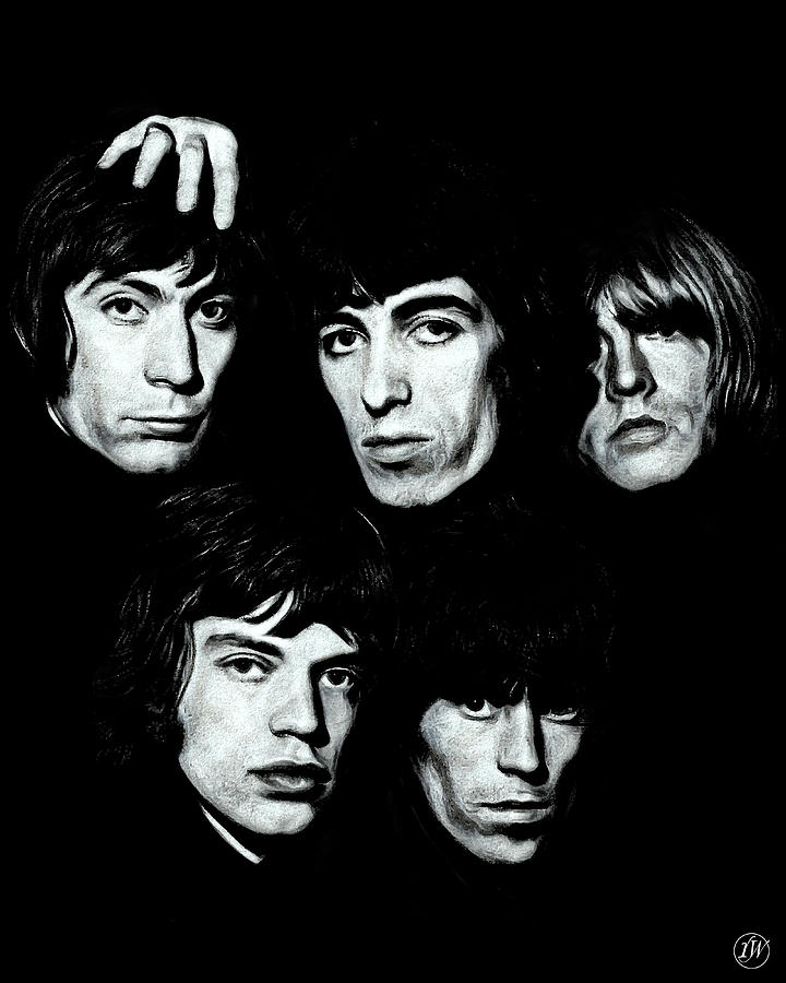 The Rolling Stones Digital Art by Rick Wiles | Pixels