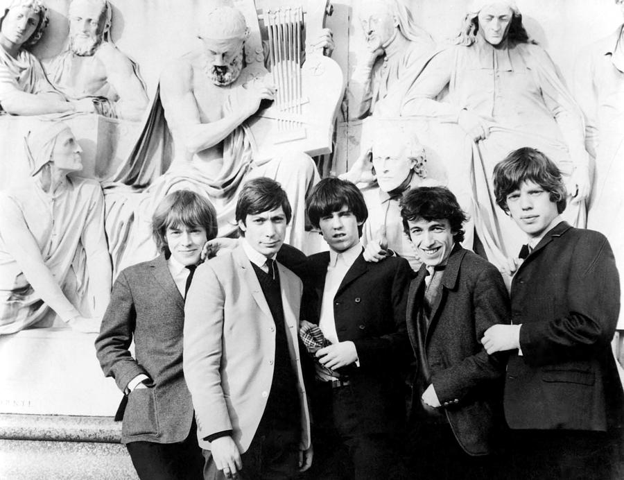 Группа the Rolling Stones молодые.