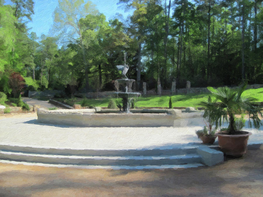 The Roney Fountain Photograph by David Zimmerman