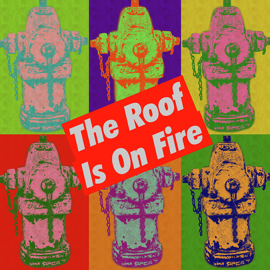 The Roof Is On Fire Photograph by Amanda J armstrong