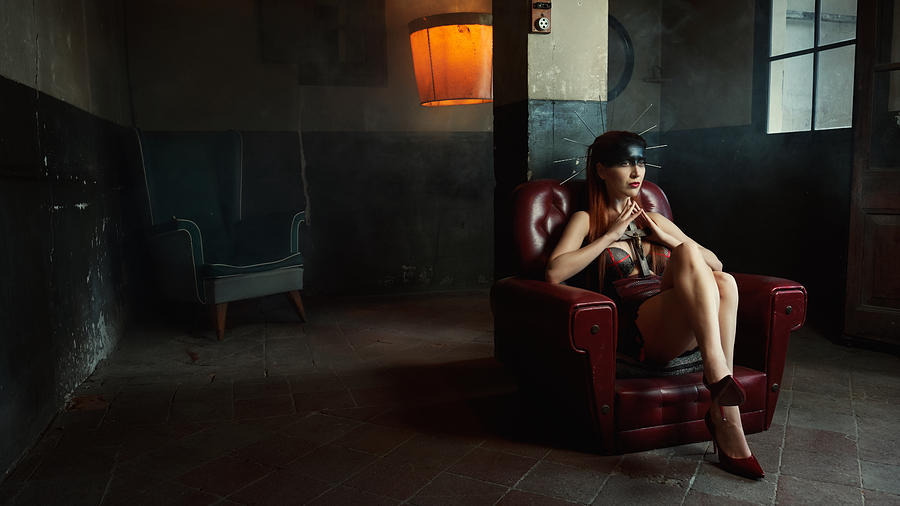 Women Photograph - The Room by Juan Guisado