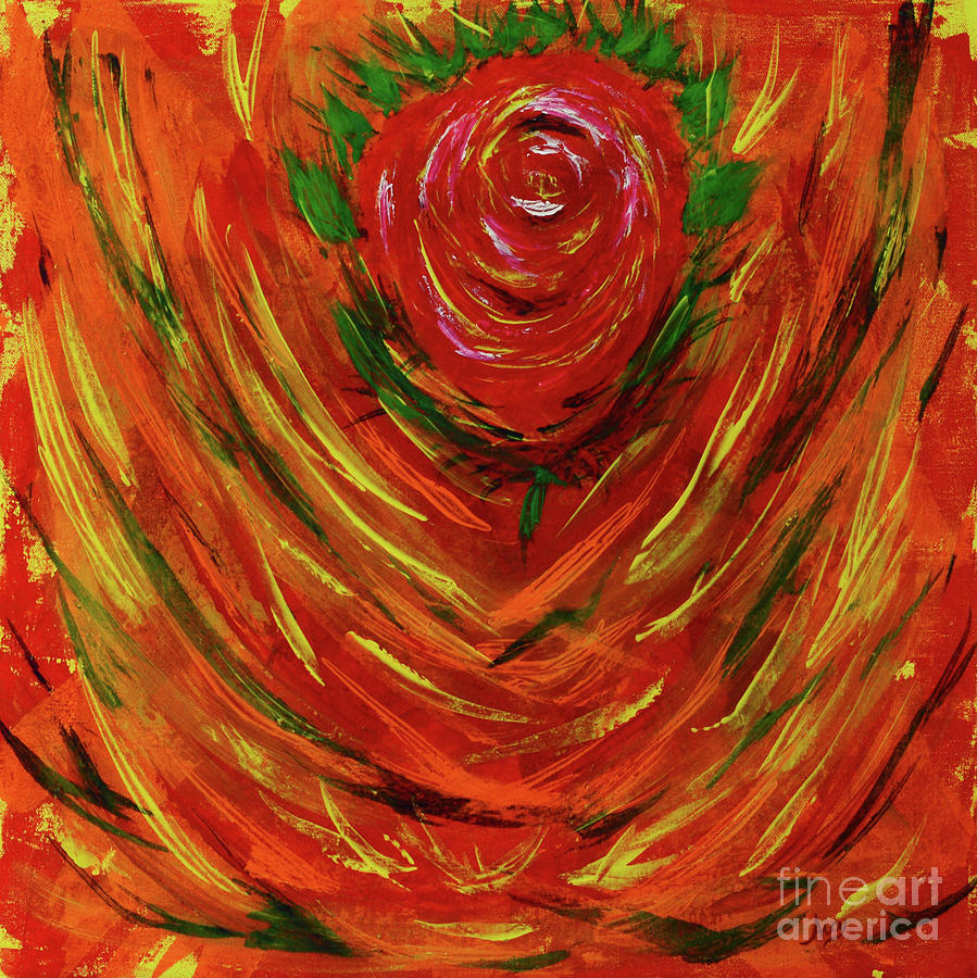 The Rose From The Fire Painting