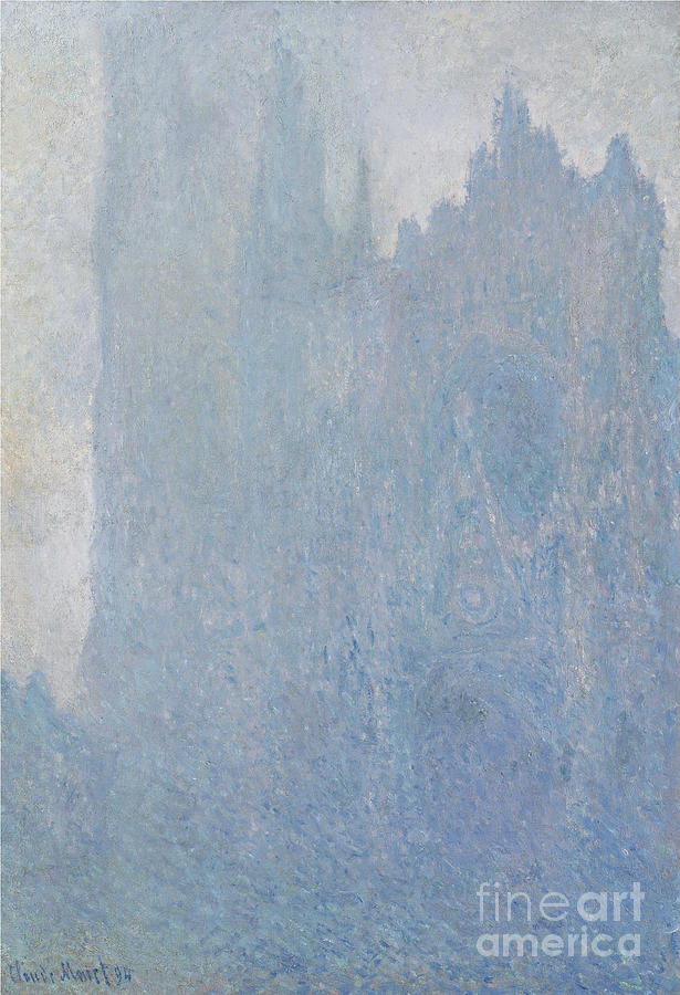 The Rouen Cathedral In Fog, 1893 Drawing by Heritage Images