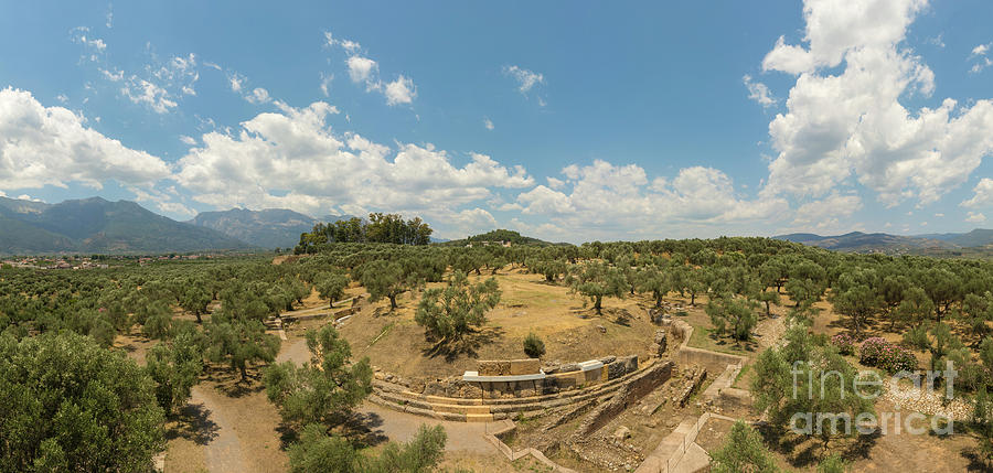 The round Building Of Ancient Sparta. Photograph by David Parker/science Photo Library