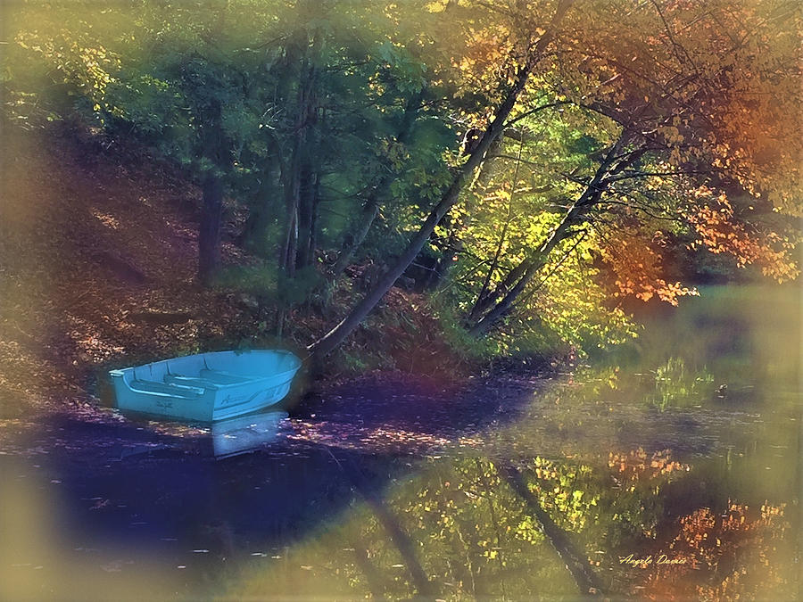 Tree Photograph - The Rowboat by Angela Davies