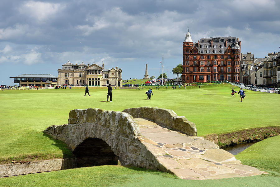 The Royal And Ancient Golf Club Of St Andrews Clubhouse On The 1