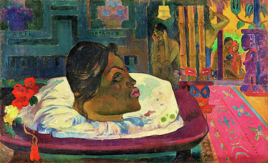 Tahiti Island Painting - The Royal End - Digital Remastered Edition by Paul Gauguin Tahiti Island Painting - The Royal End - Digital Remastered Edition by Paul Gauguin