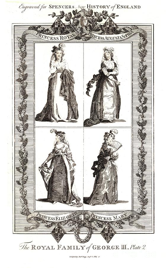 The Royal Family Of George IIi Drawing by Print Collector