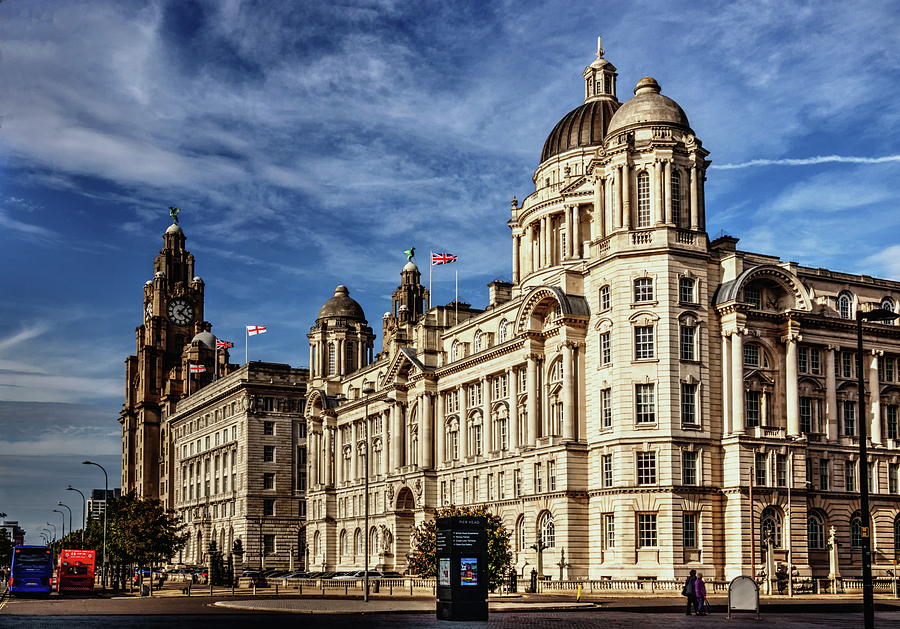 The Royal Liver Buildings Liverpool Photograph by Jeff Townsend