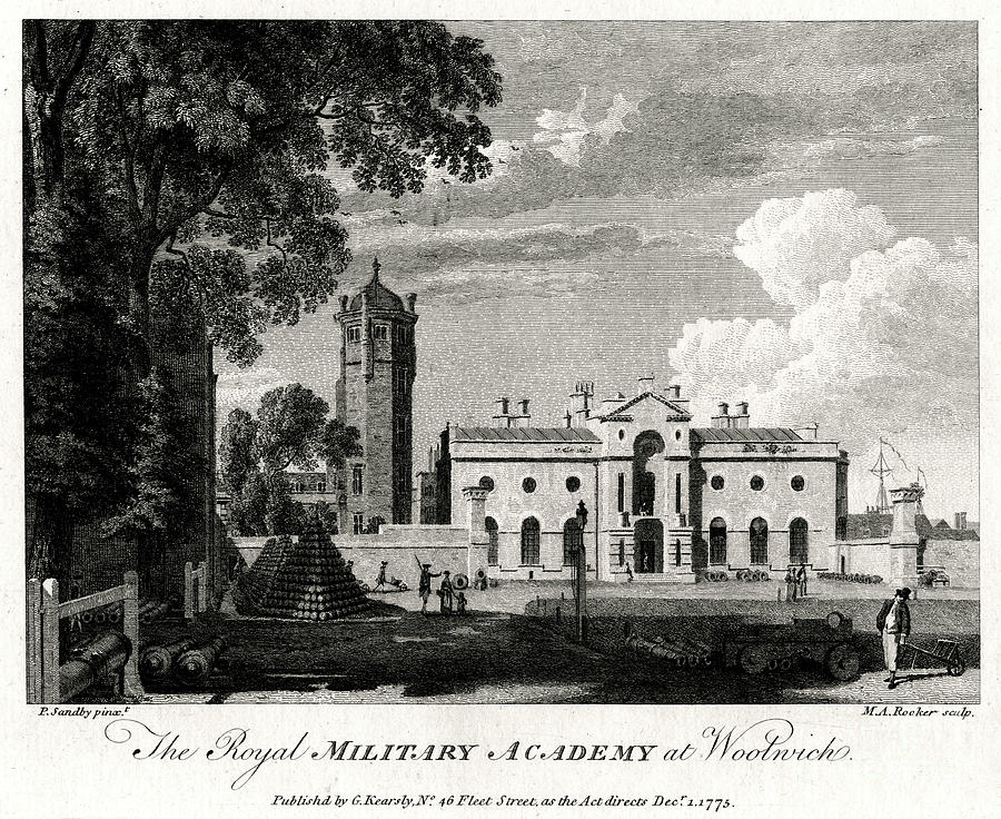 The Royal Military Academy At Woolwich Drawing by Print Collector