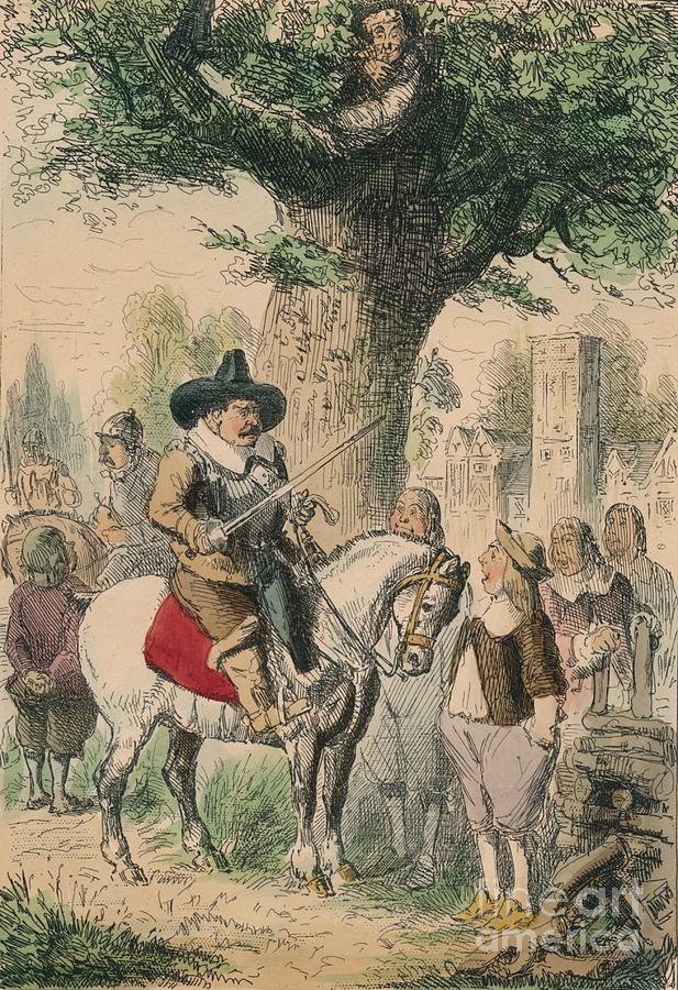 The Royal Oak, The Penderell Family Drawing by Print Collector