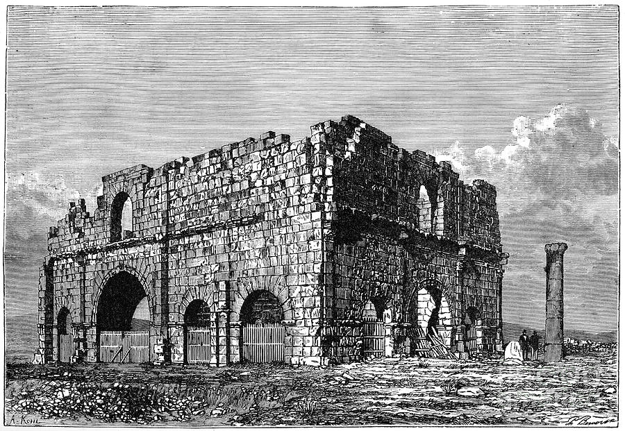 The Ruins Of The Praetorium, Lambaesis Drawing by Print Collector