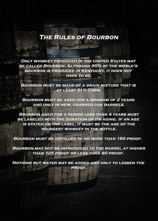 The Rules of Bourbon Photograph by Susan Rissi Tregoning