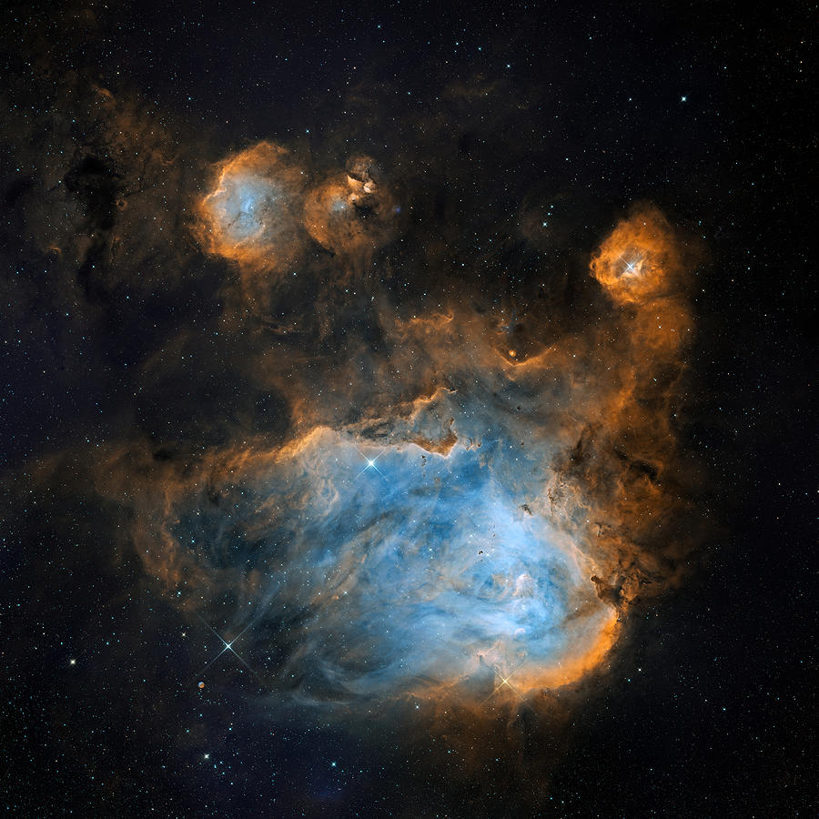 Space Photograph - The Running Chicken Nebula by Vikas Chander