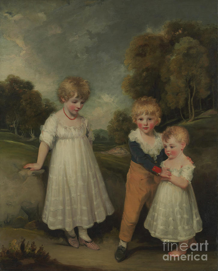 The Sackville Children Drawing by Heritage Images