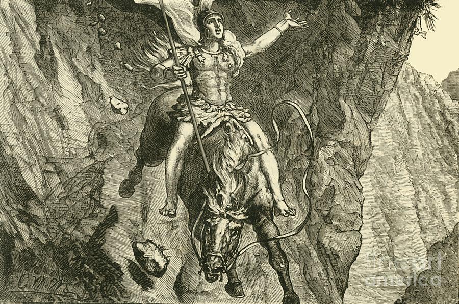The Sacrifice Of Curtius Drawing by Print Collector