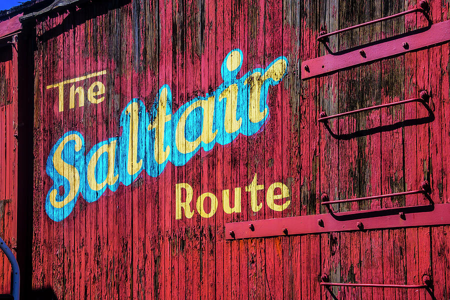The Saltair Route Boxcar Photograph by Garry Gay