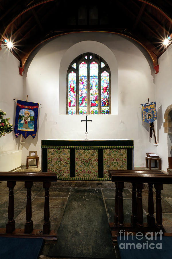 The Sanctuary Altar St Mylor Photograph by Terri Waters