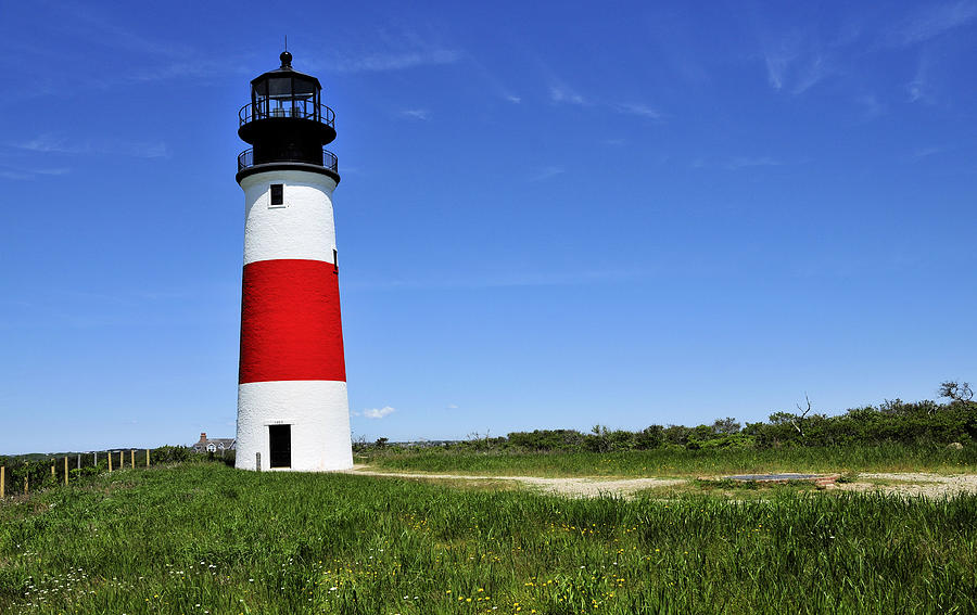 The Sankaty Lighthouse On Nantucket Island, Massachusetts Photograph by ...