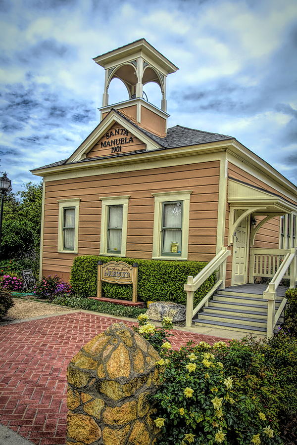 The Santa Manuela Schoolhouse by Floyd Snyder The Santa Manuela Schoolhouse by Floyd Snyder