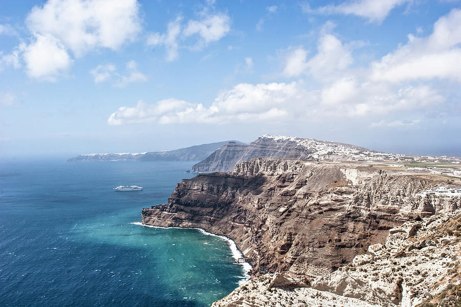 The Santorini Coast Photograph by Jasper Rubin