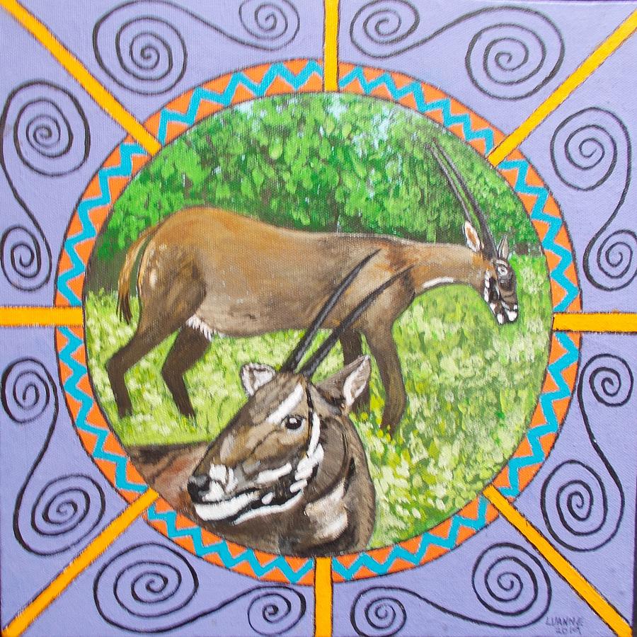 The Saola Painting by Luanne Brooten | Fine Art America