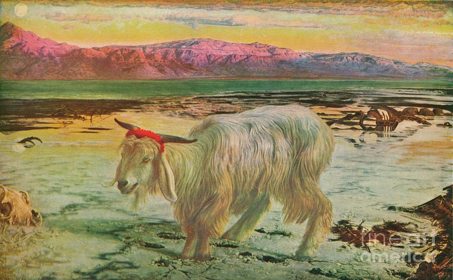 The Scapegoat, 1854-56, 1911 Drawing by Print Collector The Scapegoat, 1854-56, 1911 Drawing by Print Collector