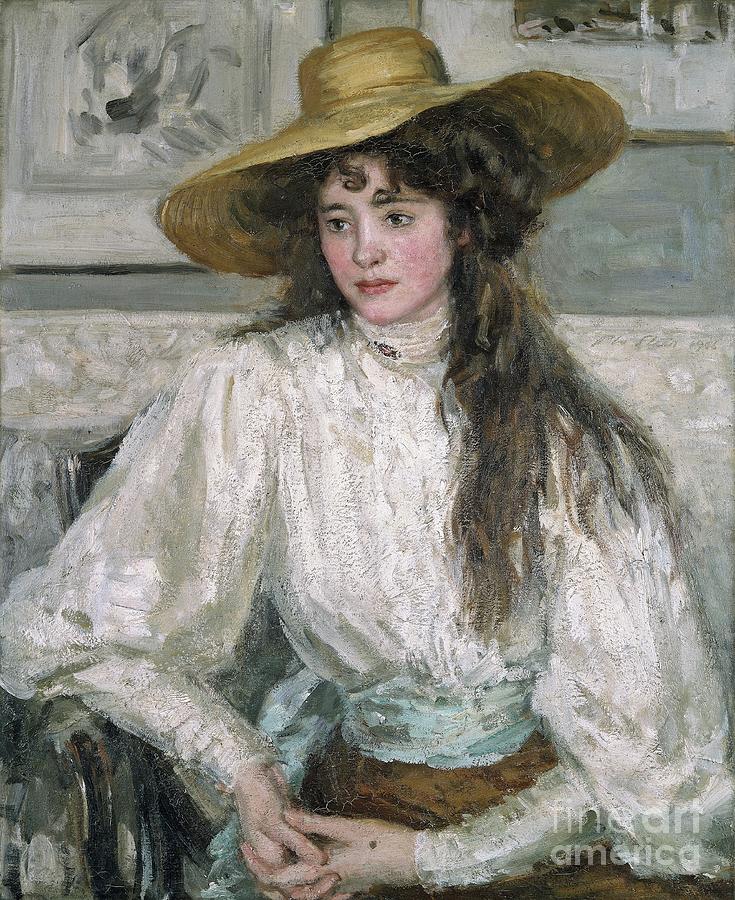 The Schoolgirl, 1906 Drawing by Heritage Images